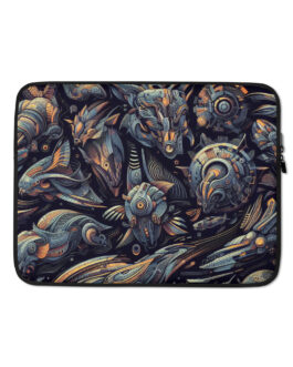 sci.fi animals, laptop sleeve, funda portatil