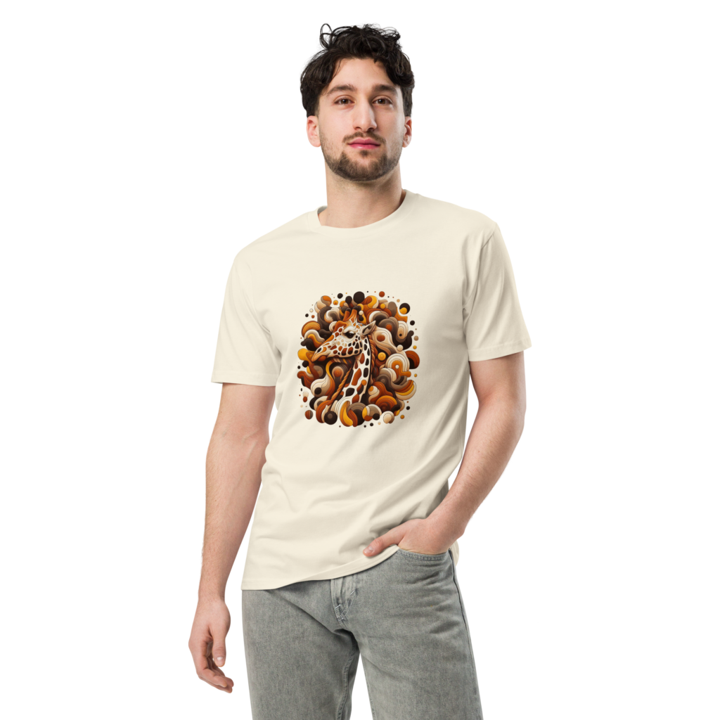 men t-shirt giraffe